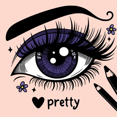 pretty eye
