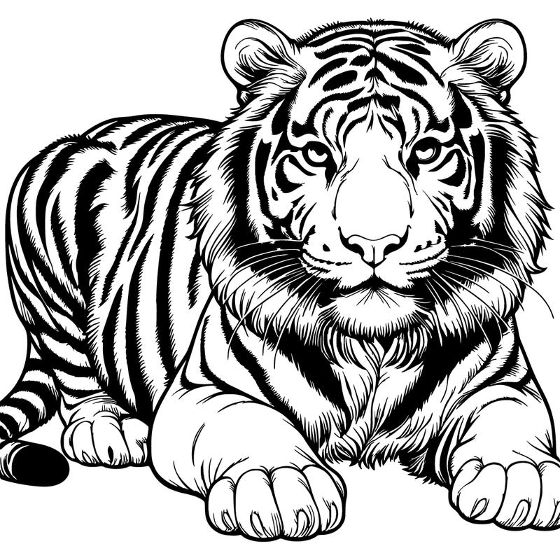 realistic tiger