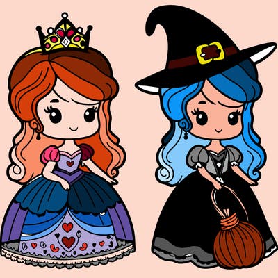 princess as a witch
