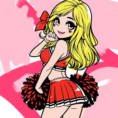 realistic cheerleader