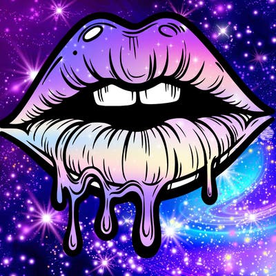 lips that look realistic and drip