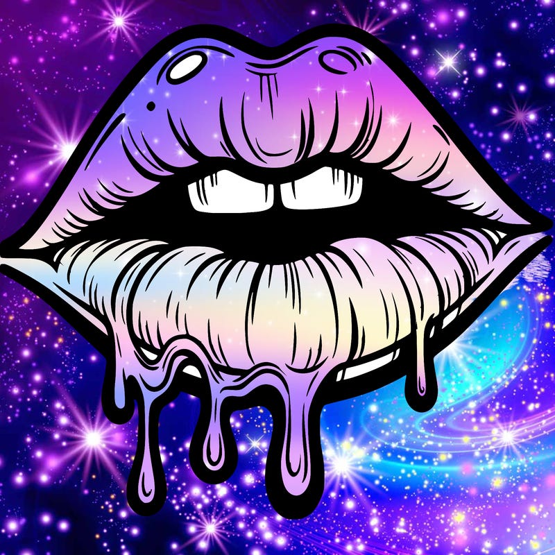 lips that look realistic and drip