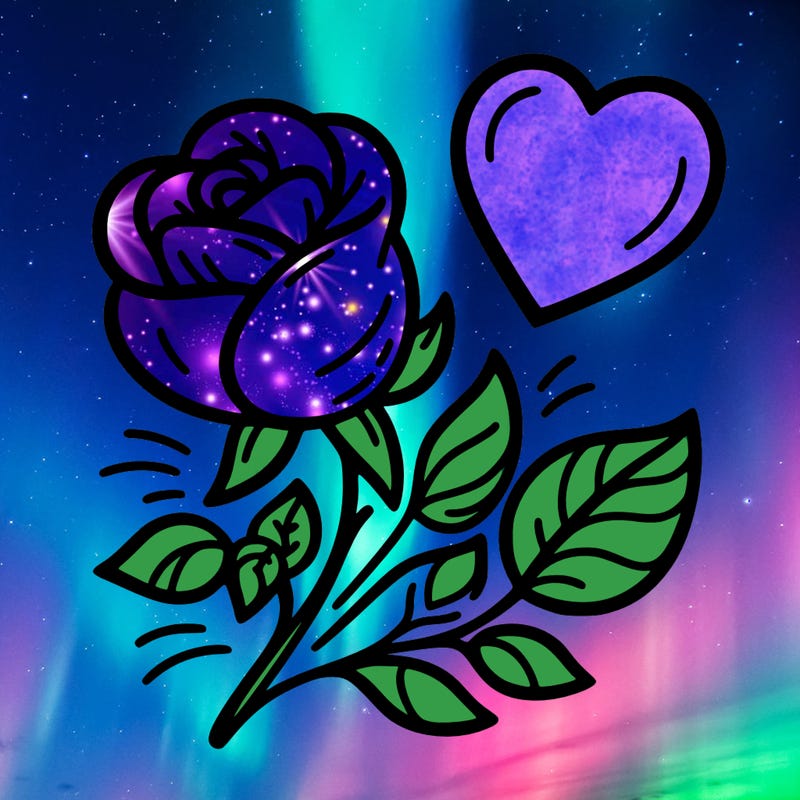 rose and heart
