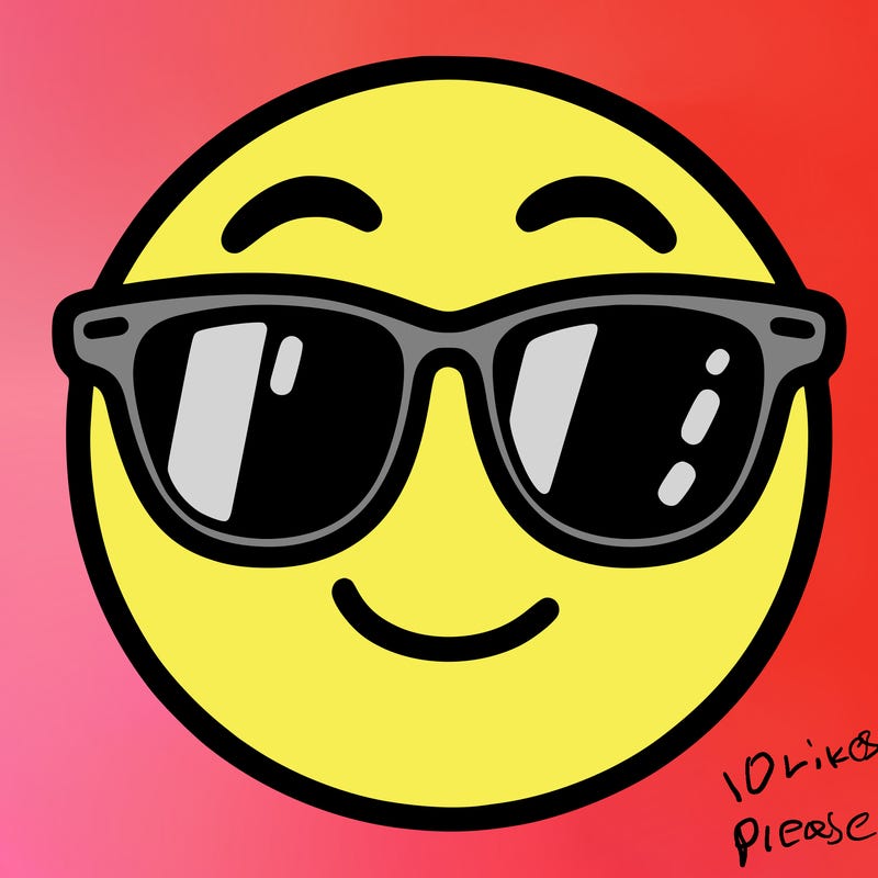 emoji with sunglasses