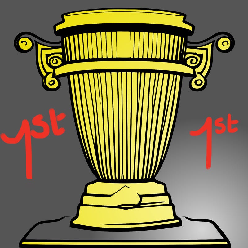 1st place trophy
