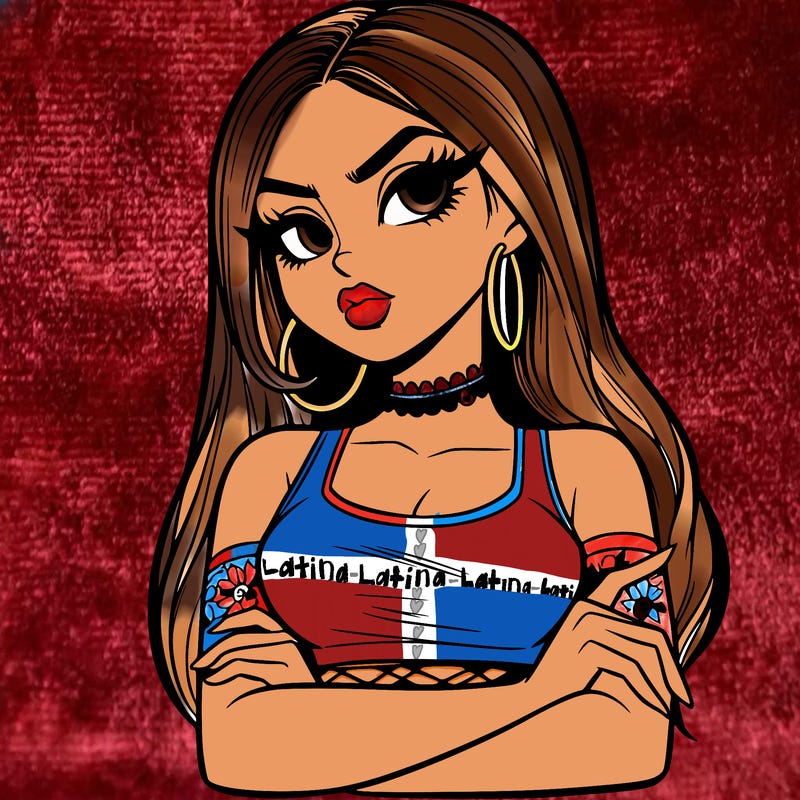 realistic baddie latina girl