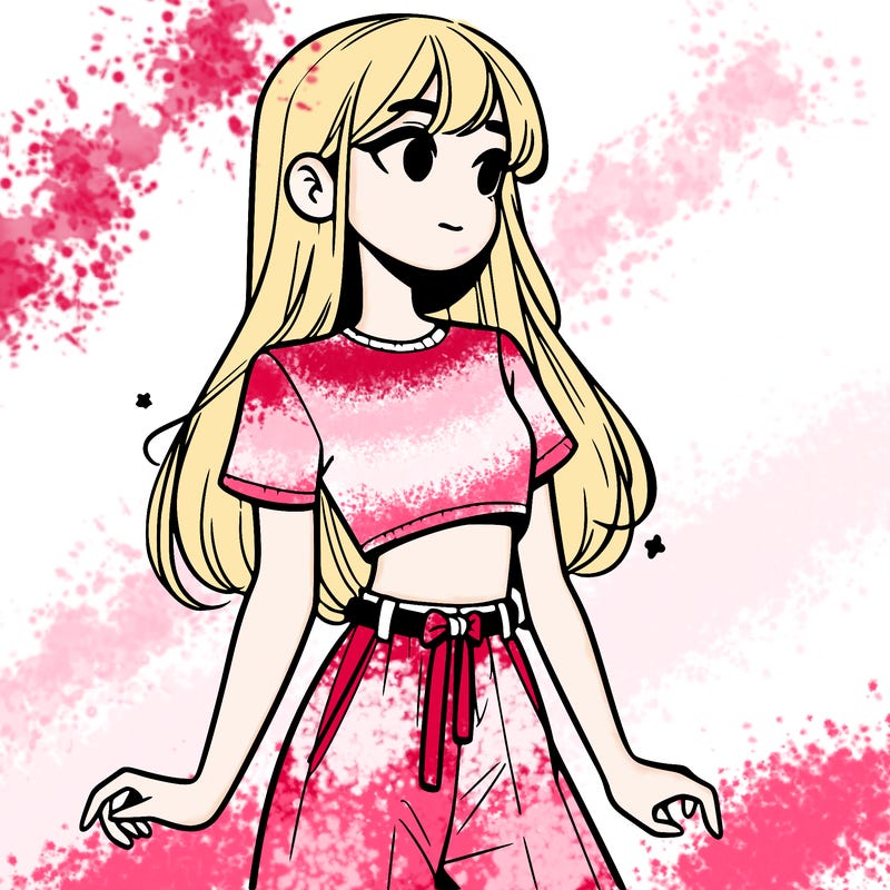 girl in a cute crop top