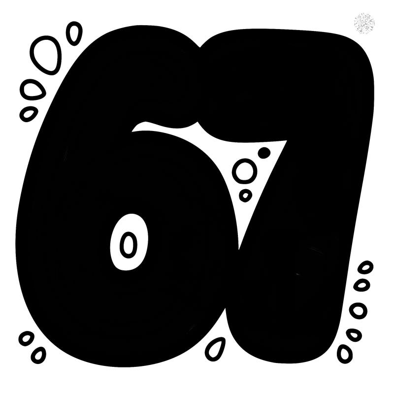 the number 67