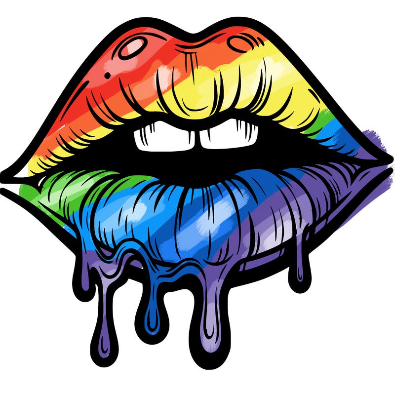 lips that look realistic and drip