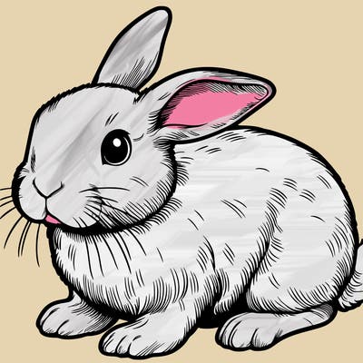 realistic bunny