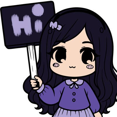 a girl holding a sign