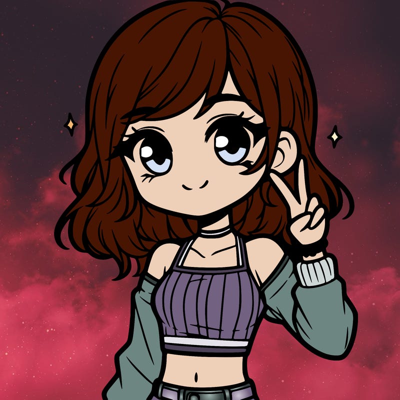 cute girl with crop top