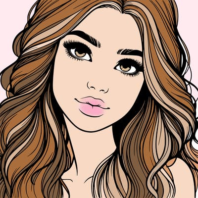 beautiful realistic girl