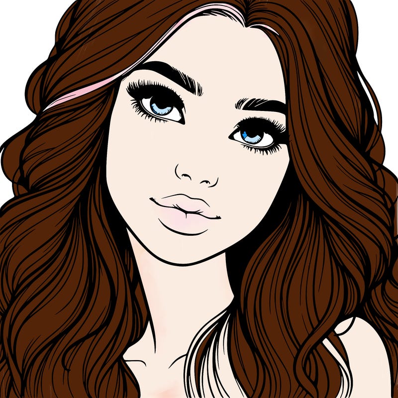 beautiful realistic girl