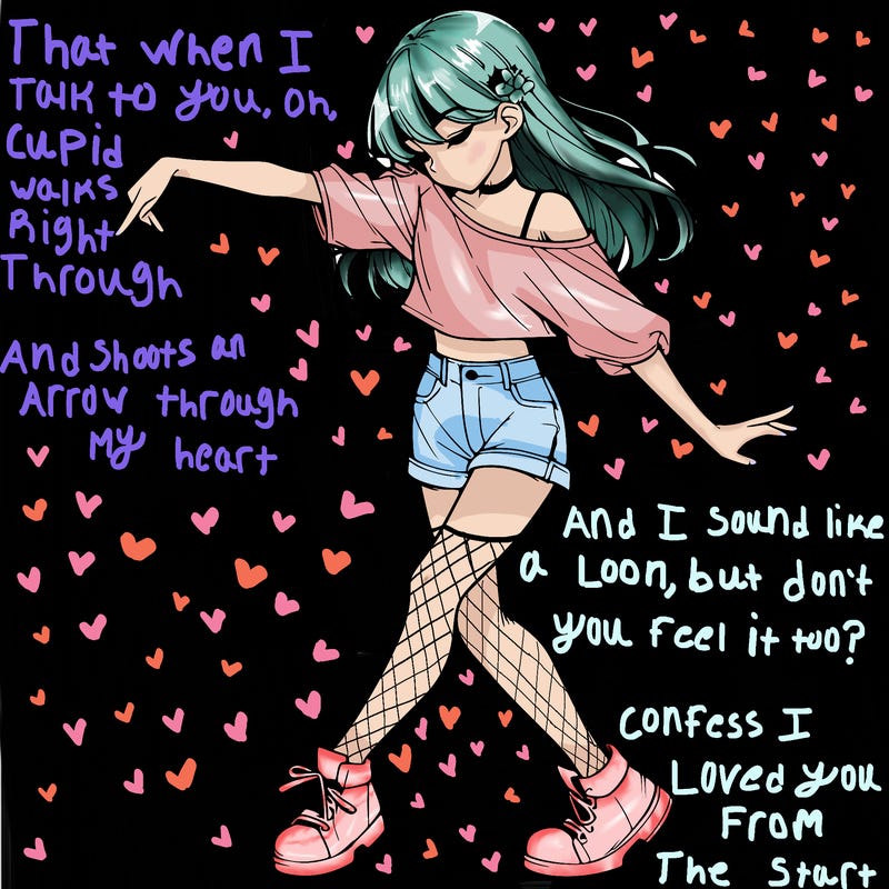 realistic girl danceing