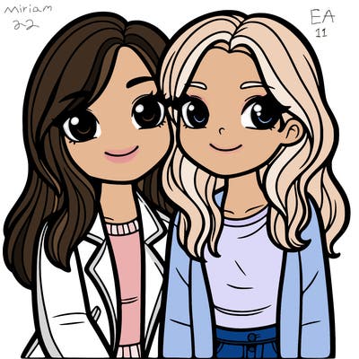 two female best friends