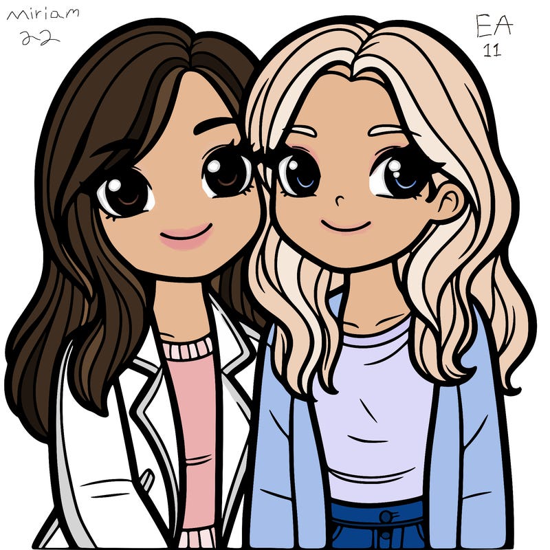 two female best friends