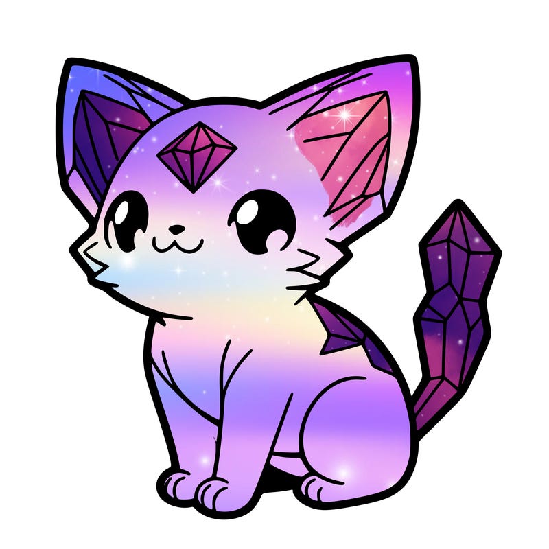 crystal kitten