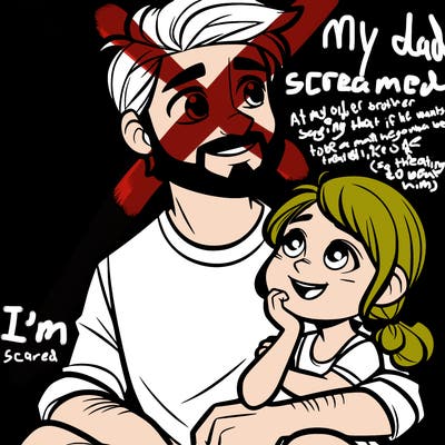 dad with his daughter