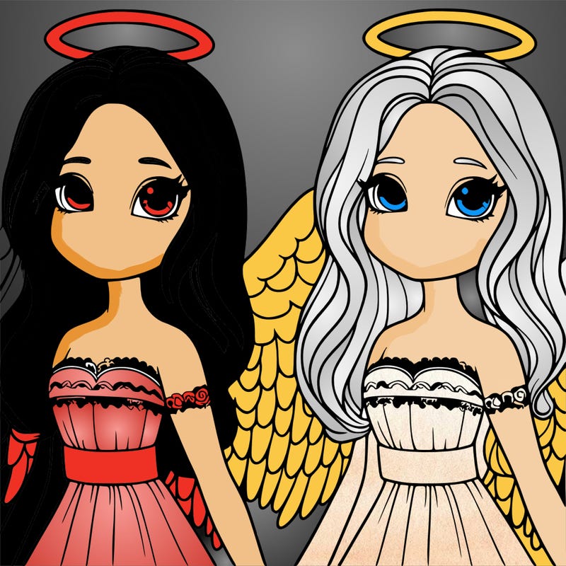 realistic angel girl