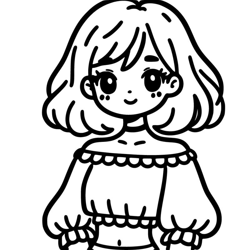 girl in a cute crop top