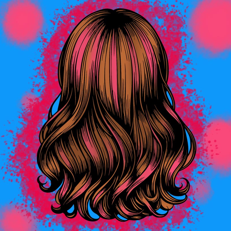 hair relistic  girl