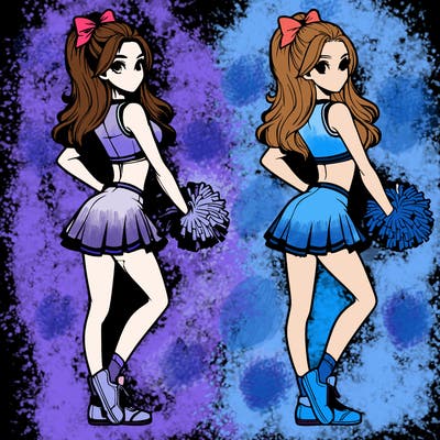 realistic cheerleader