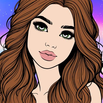 beautiful realistic girl