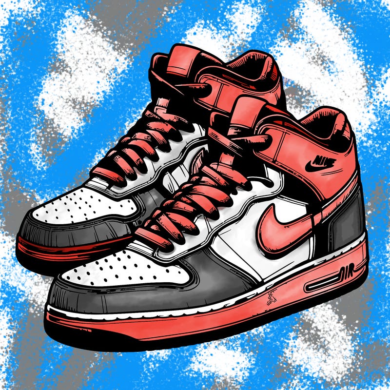 realistic nike air shoes