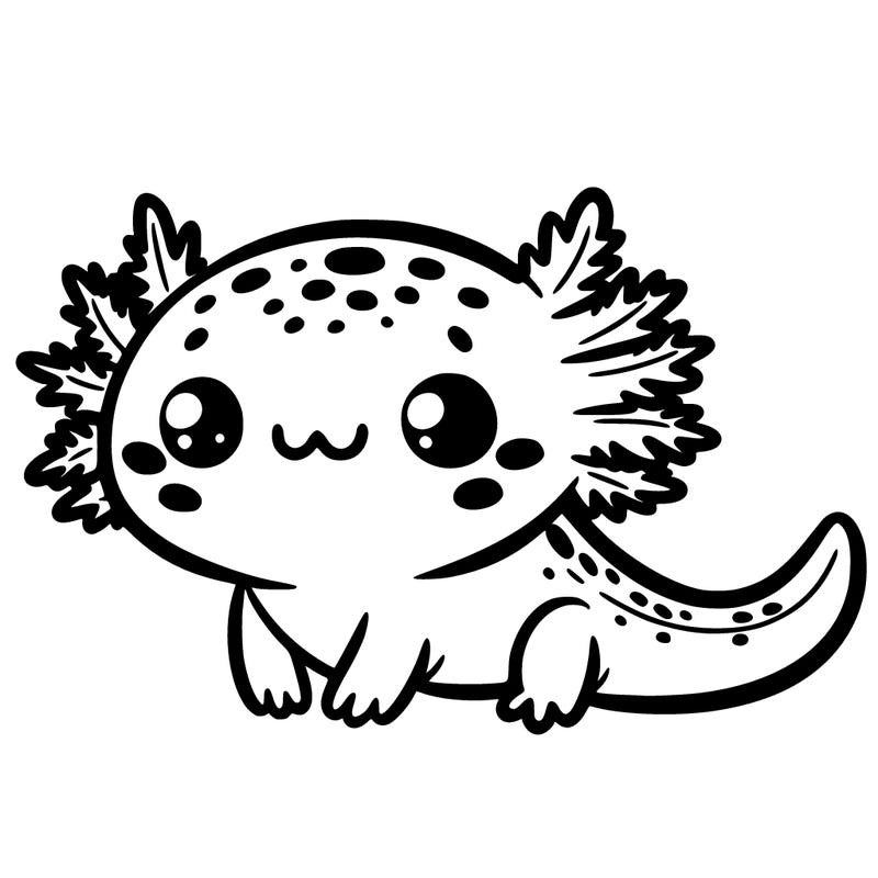 cute axolotl