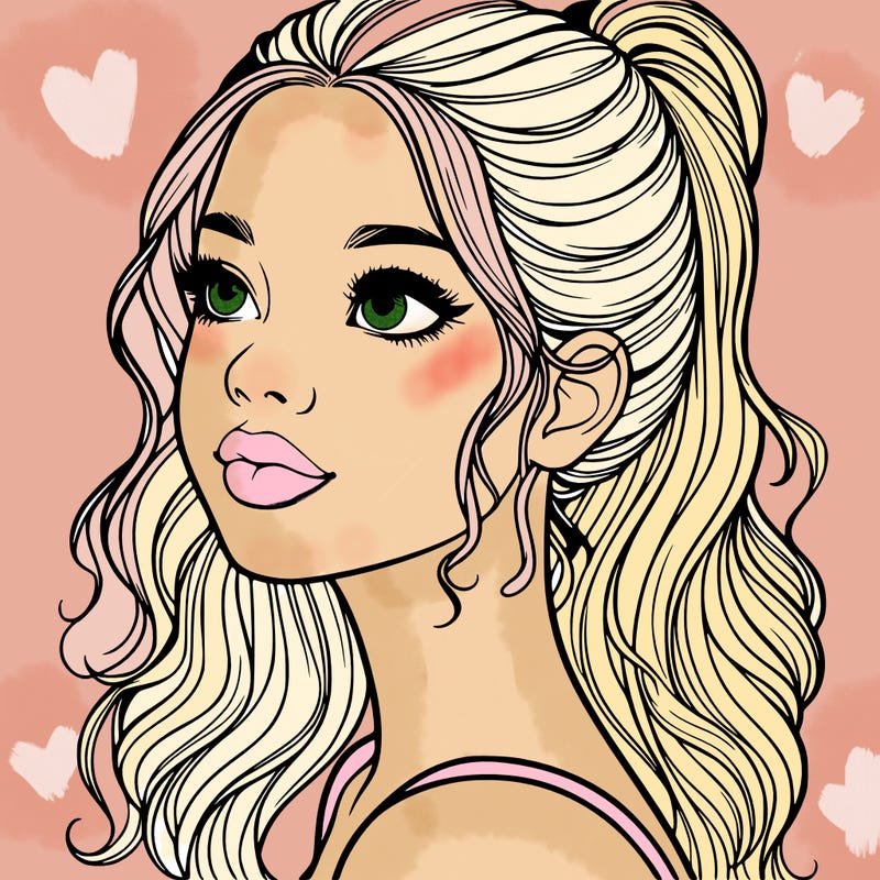 beautiful realistic girl