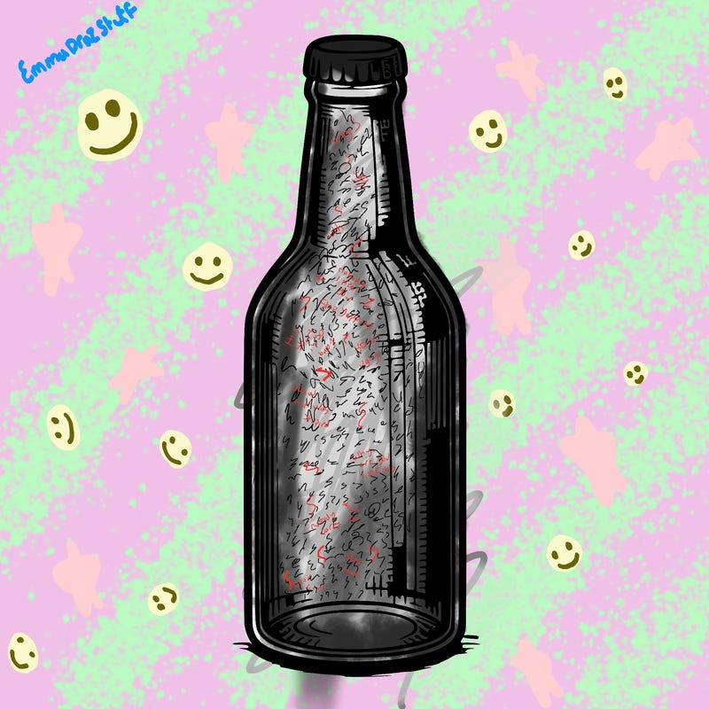 realistic bottle