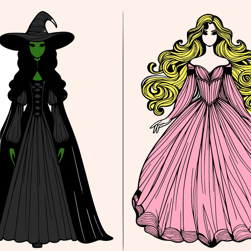 elphaba and glinda