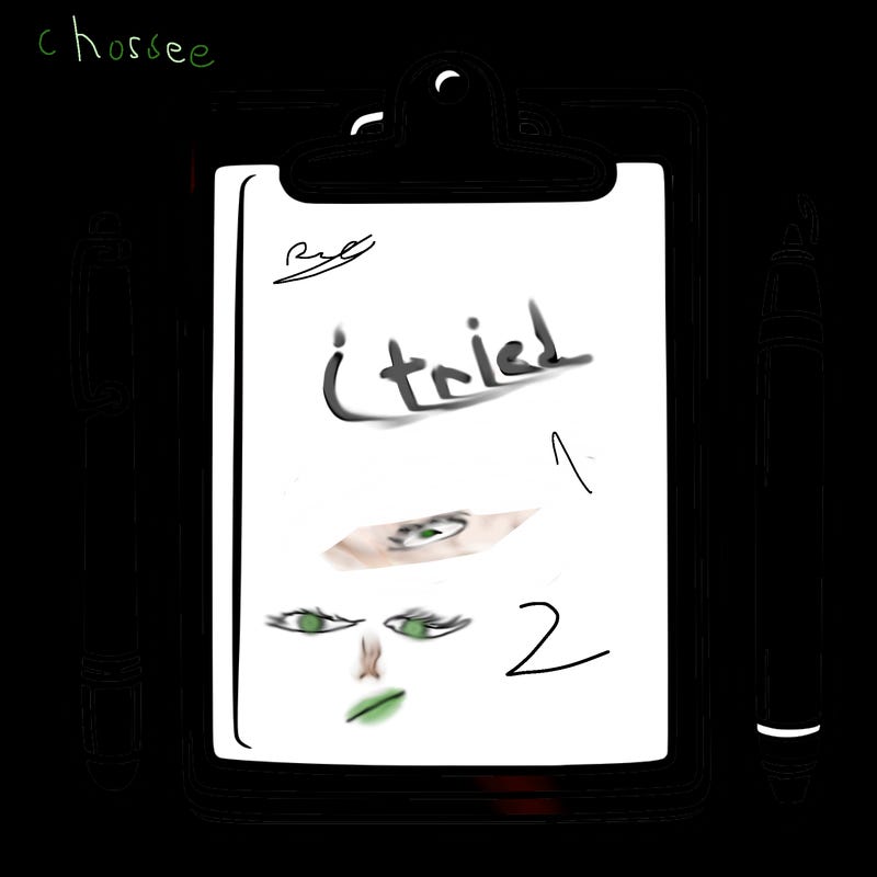 blank clip board with pen