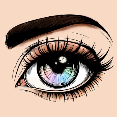 realistic eye