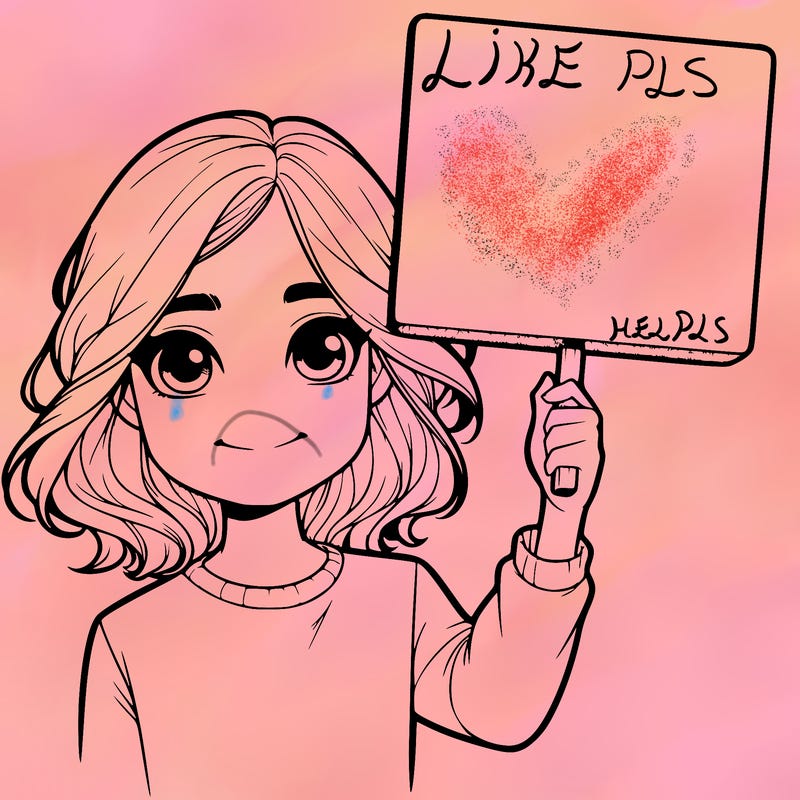 realistic girl holding up a sign