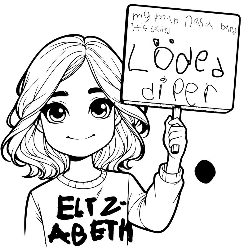 realistic girl holding up a sign