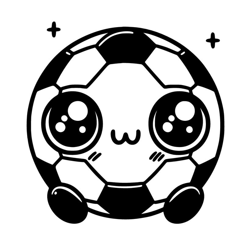 cute soccer ball