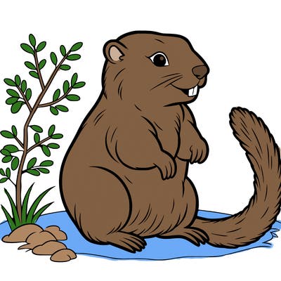 yellow bellied marmot