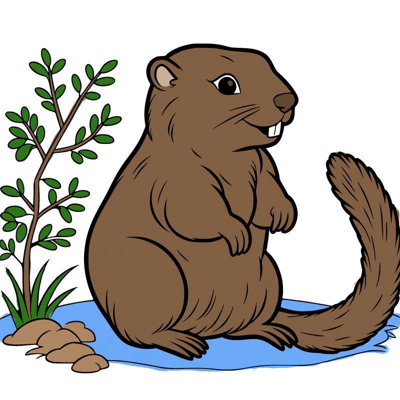 yellow bellied marmot