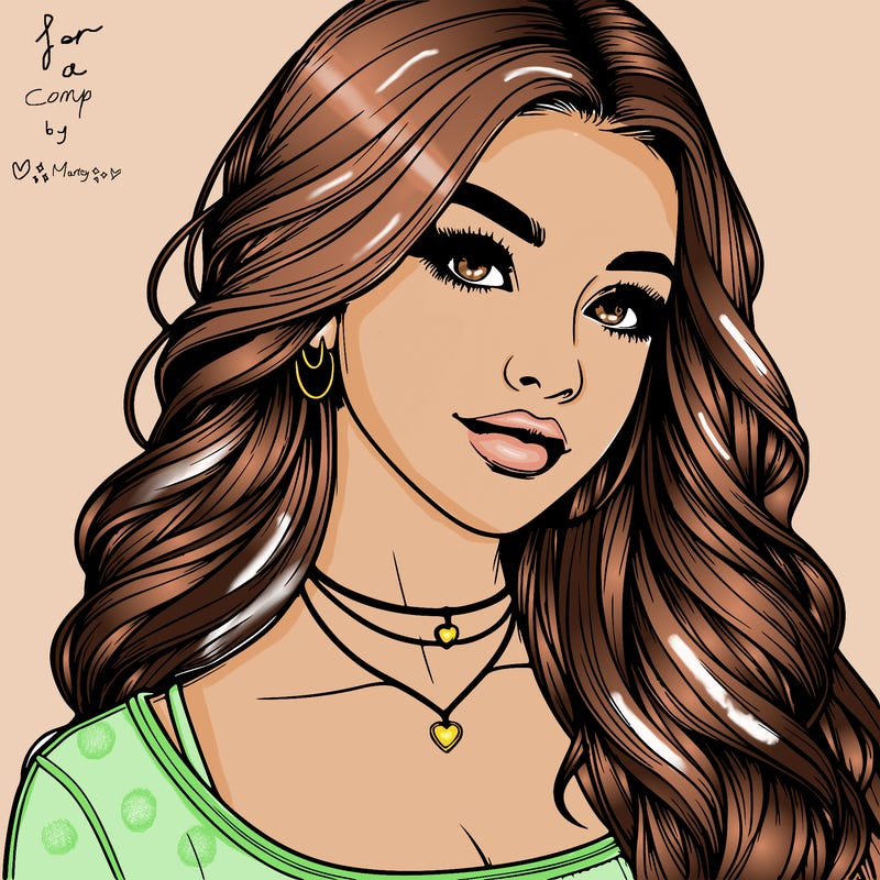 detailed realistic girl