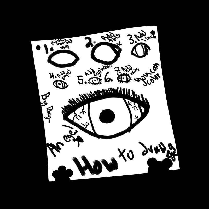 blank paper to draw on