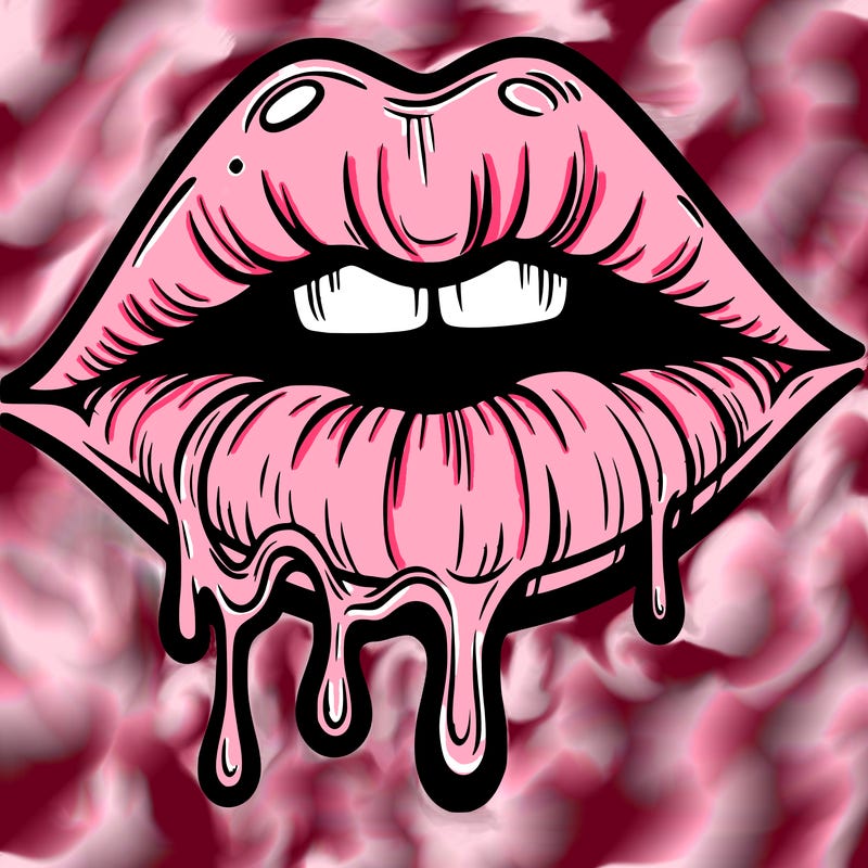 lips that look realistic and drip
