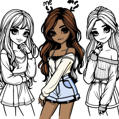 realistic girls