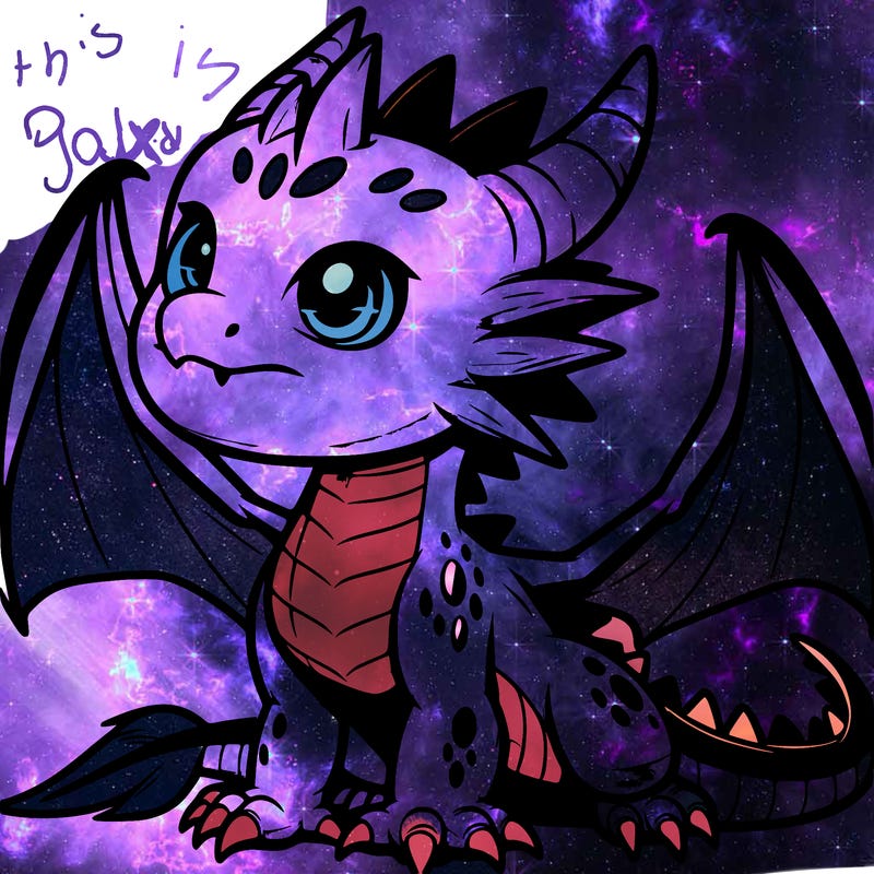 fierce baby night dragon