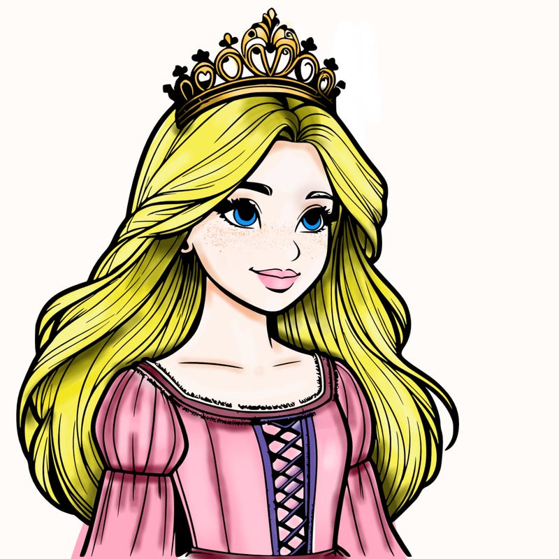 a realistic medieval princess with a tiara