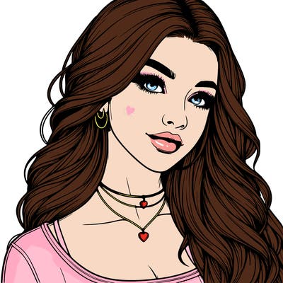 detailed realistic girl