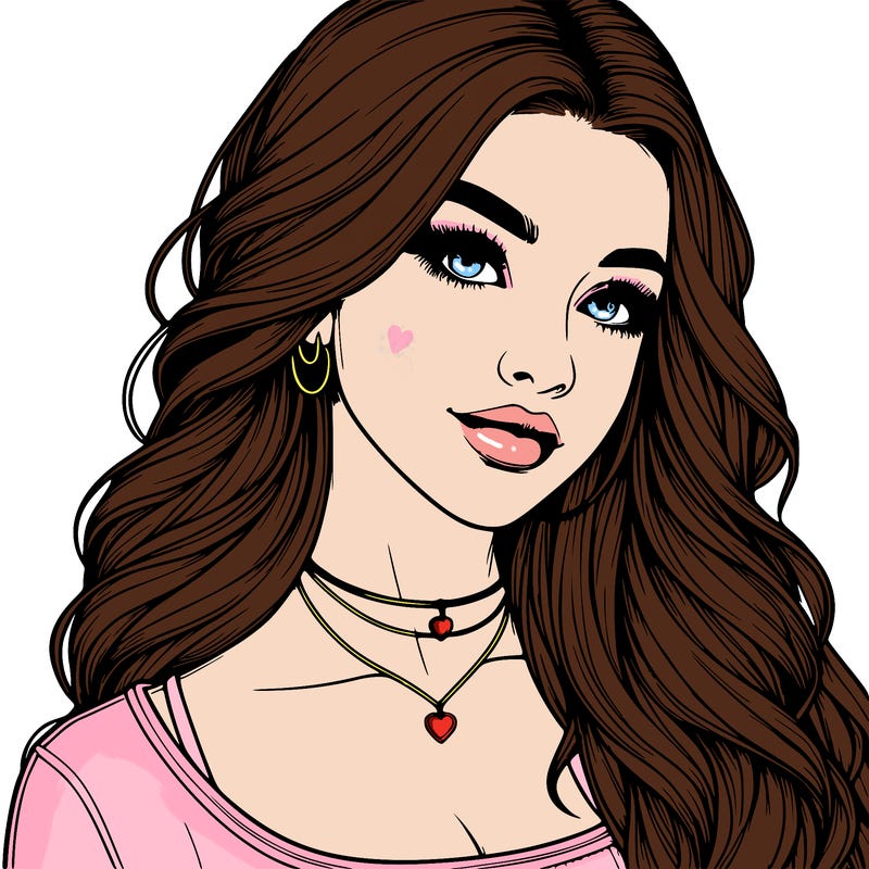 detailed realistic girl