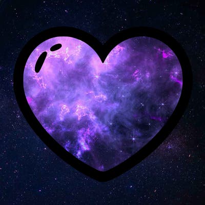 a blank heart