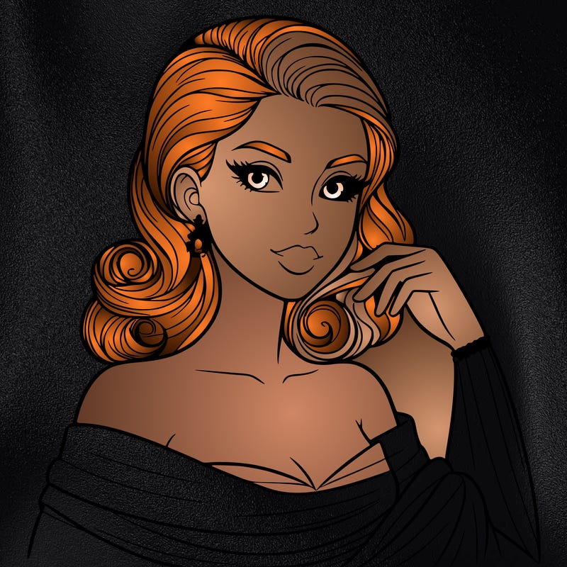 an elegant woman